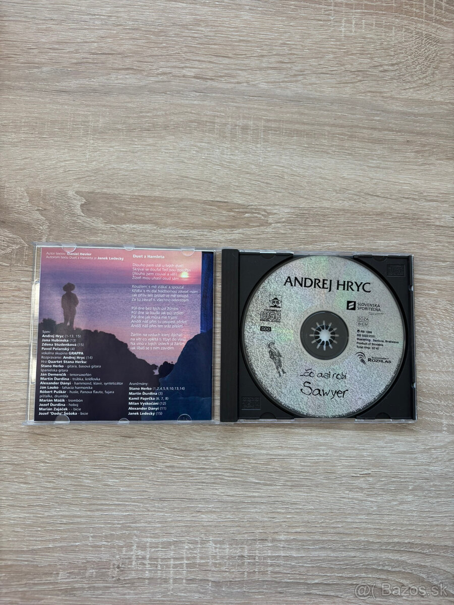 Predám CD Andy Hryc - Čo asi robí Sawyer - 2