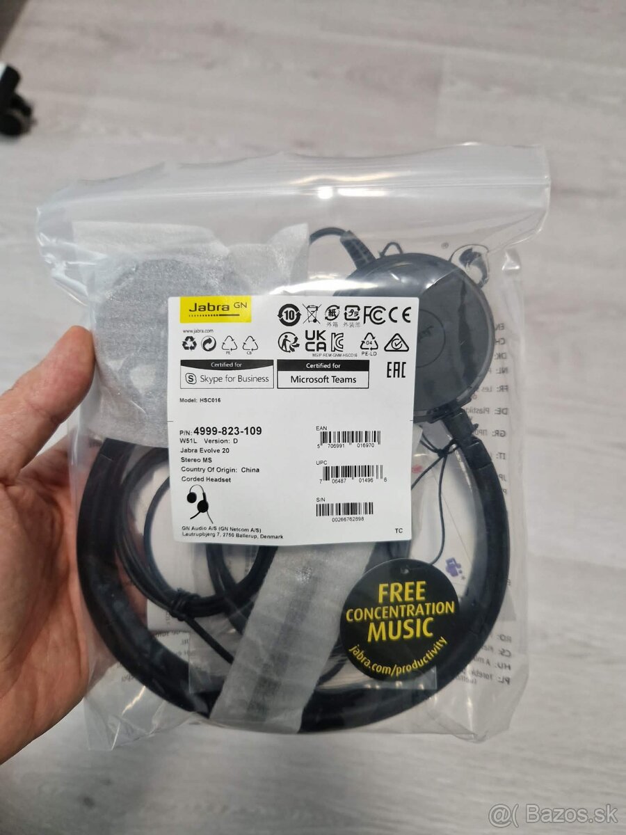 Jabra Evolve 20 MS Stereo USB-A - 2