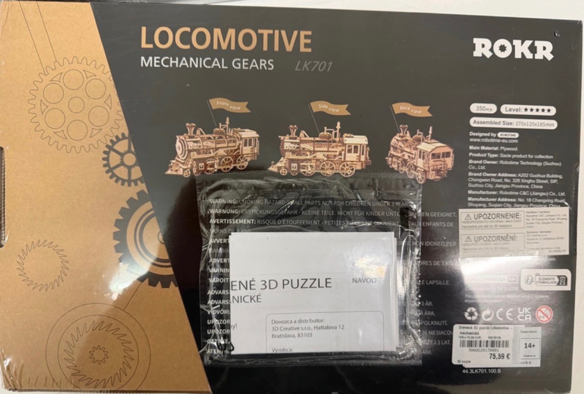 Vlacik stavebnica Rokr - 2