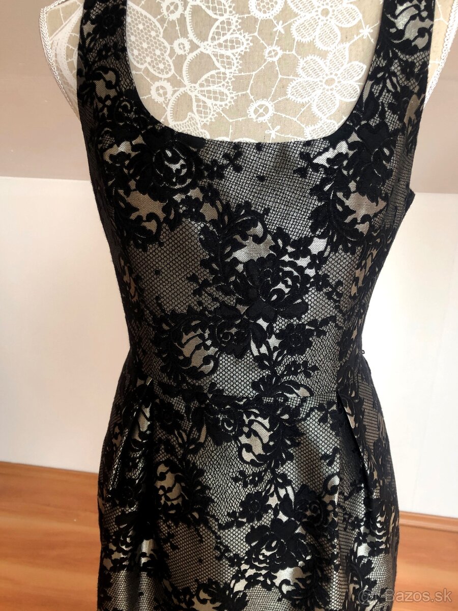 Čierne čipkované šaty, Oasis, 36 - 2