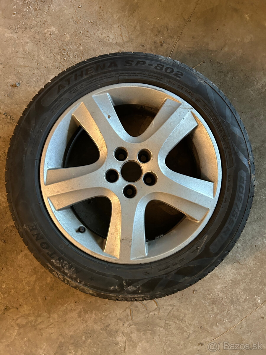 205/55 R16 letné gumy + disky - 2