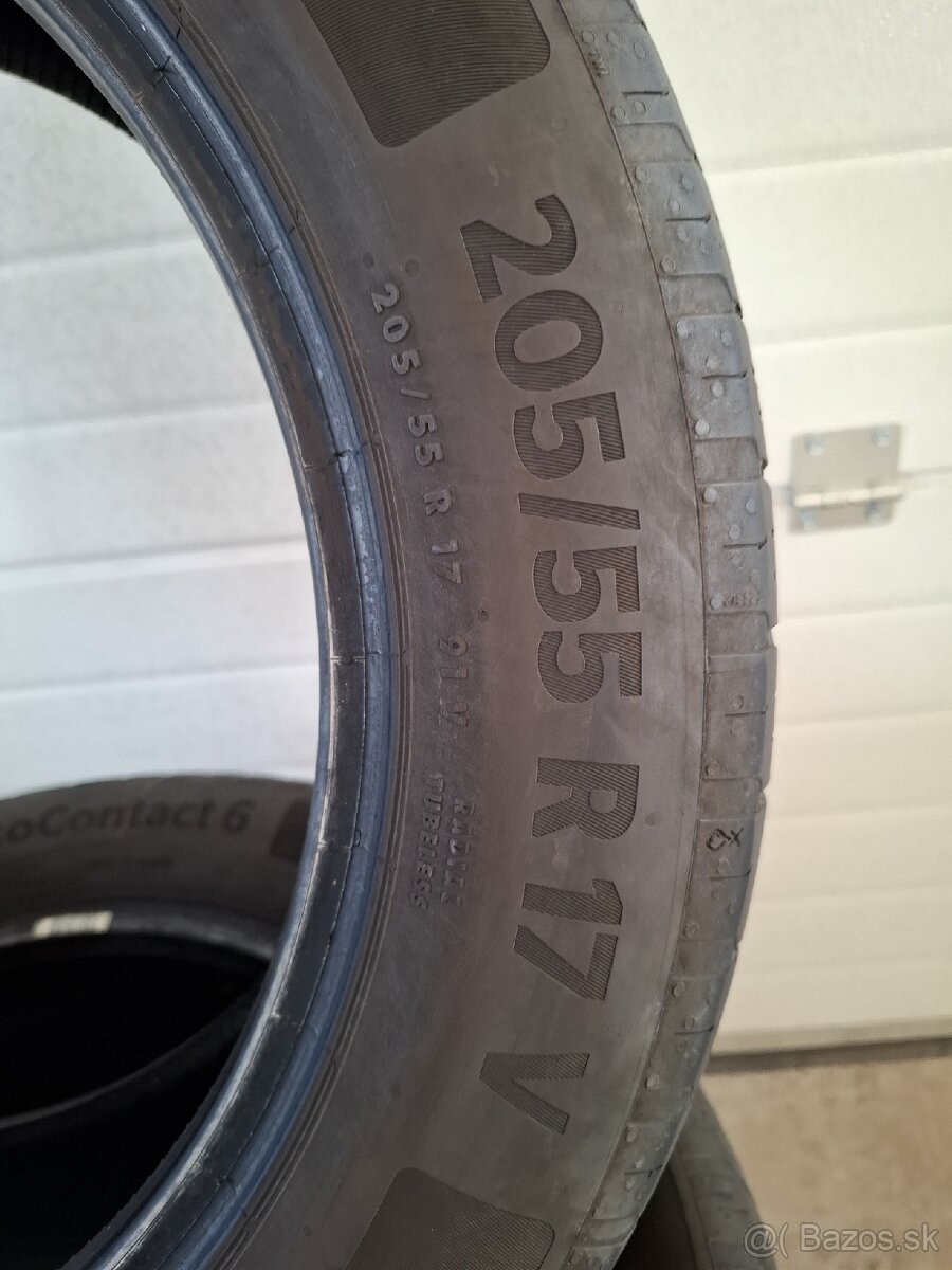 Letné pneumatiky 205/55 R17 - 2