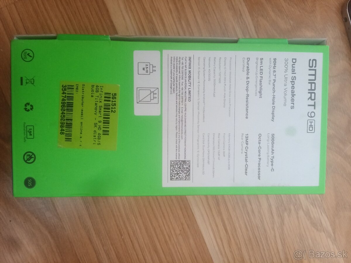 Predam infinix smart 9 - 2