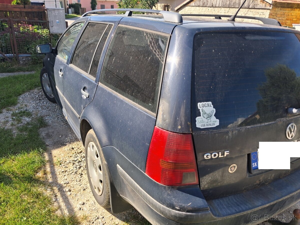 Volkswagen Golf Variant 1.9 TDi, ročník 2002 - 2