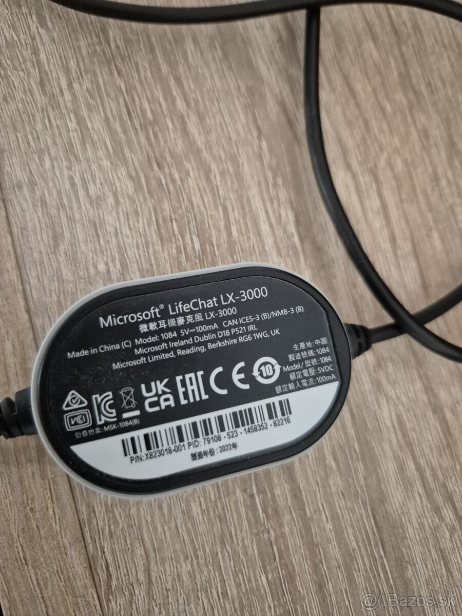 Microsoft LifeChat LX-3000 USB headset s mikrofónom - 2