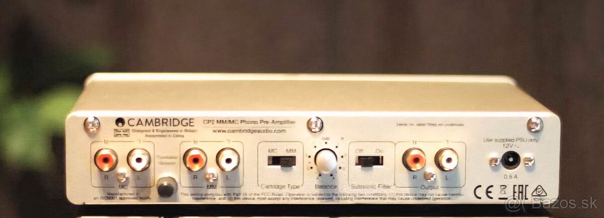 Gramofónový predzosilňovač Cambridge Audio CP2 - 2