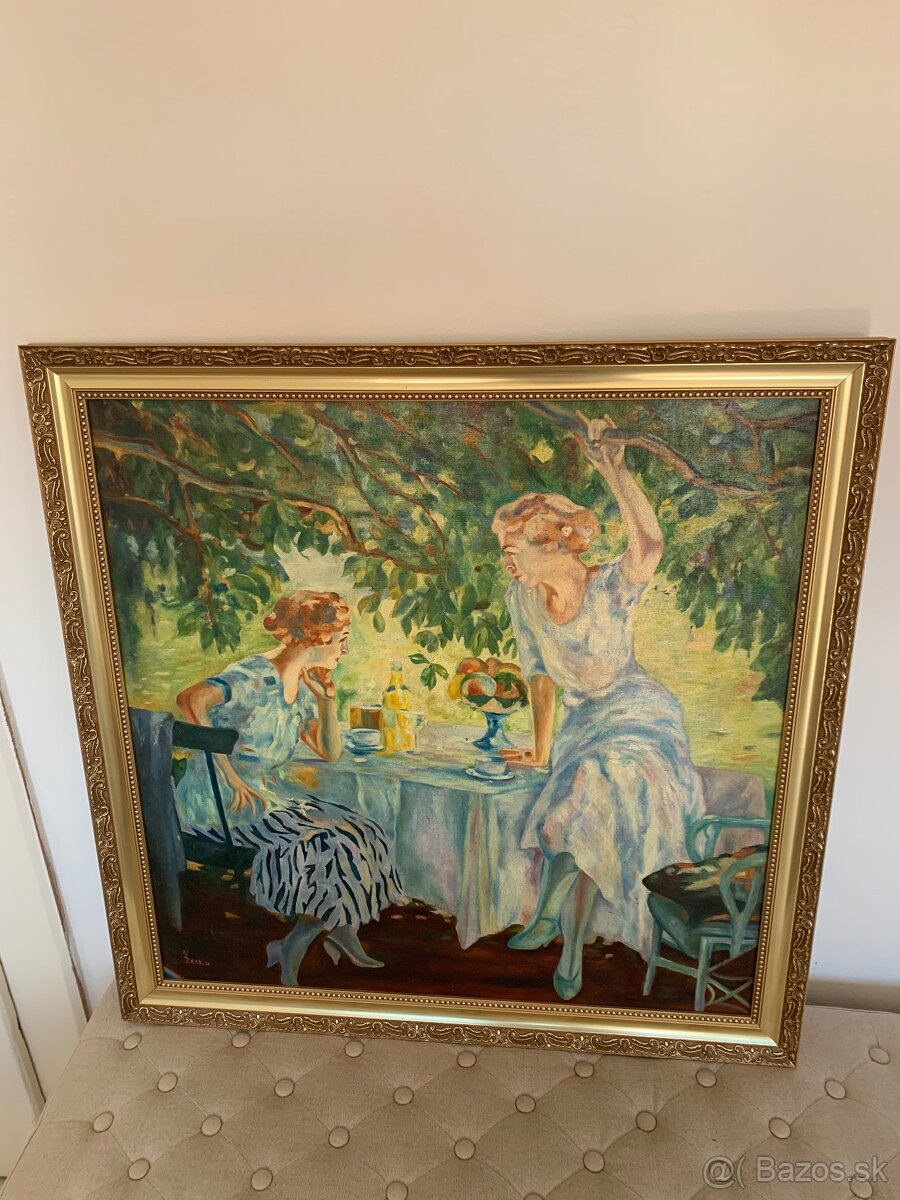 Impresionistická olejomaľba - 2