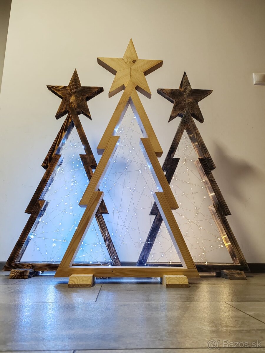 Drevený Vianočný stromček - 2