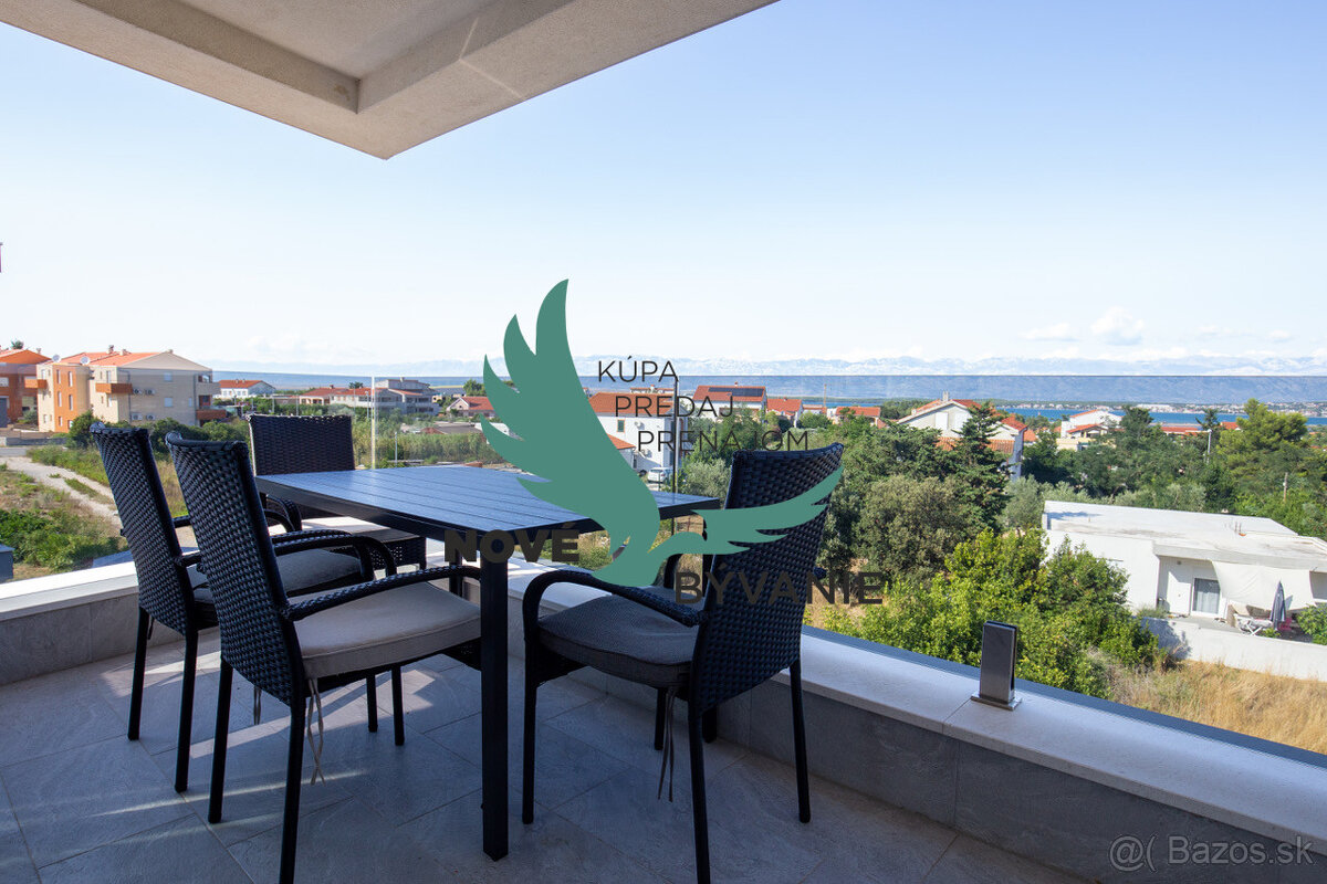 Chorvátsko - NIN - krásny penthouse s panoramatickým výhľado - 2