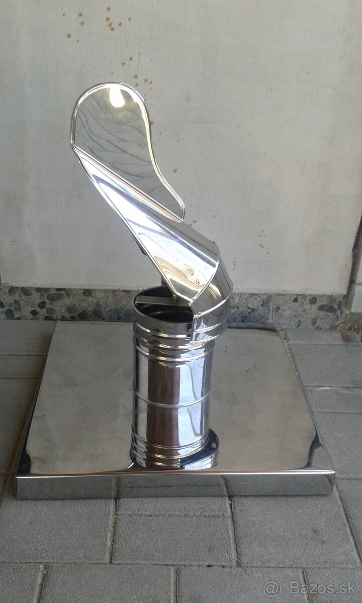 Nerezový kohút na komín - 2