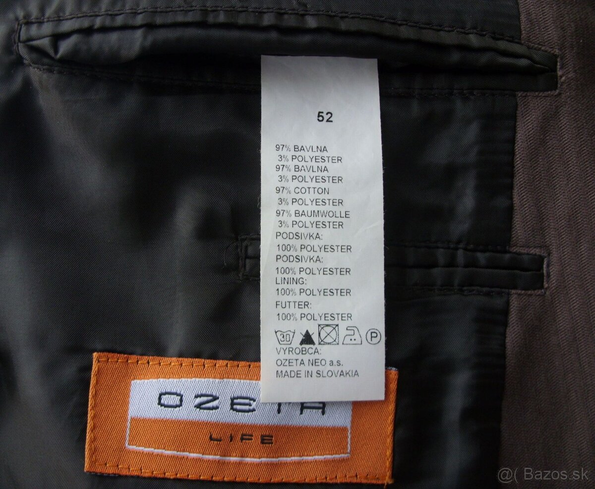 Oblek pánsky NOVÝ - 2