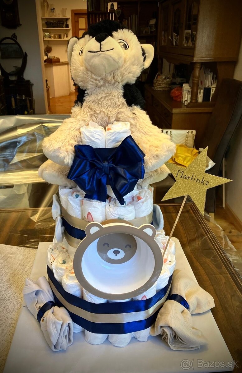 Plienková torta pre chlapčeka - 2