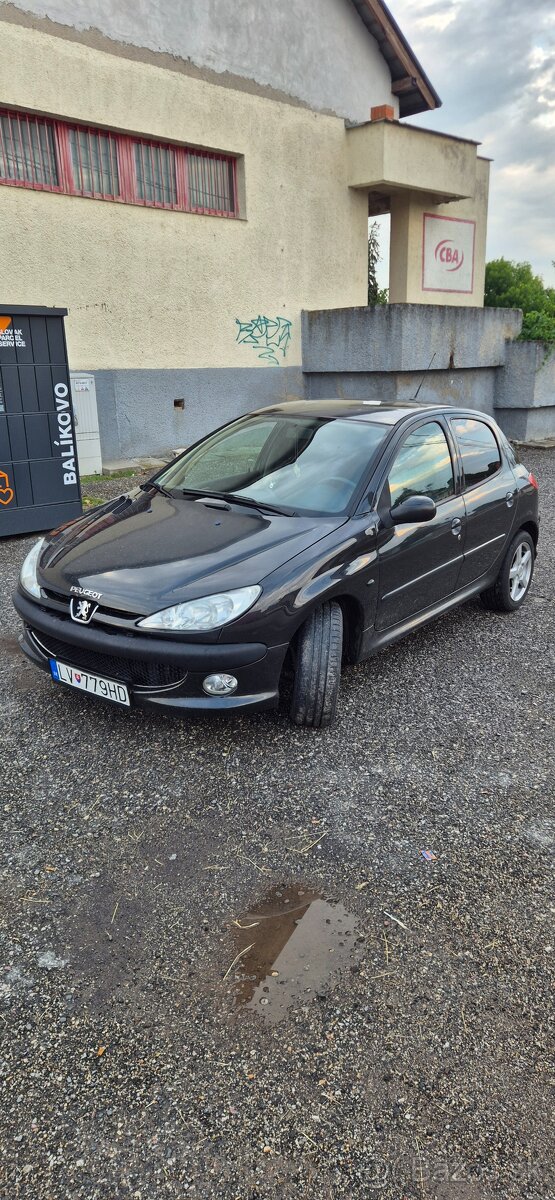 predám peugot 206 1.6 hdi 80kw - 2