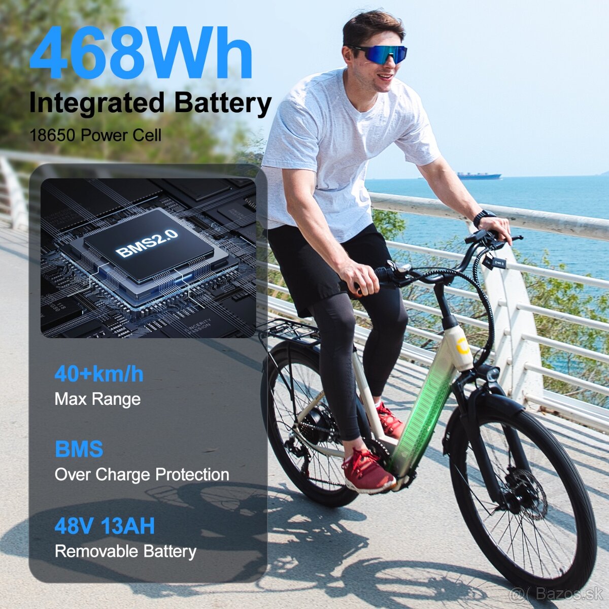 Elektrický bicykel Aairsk SU7 - 2