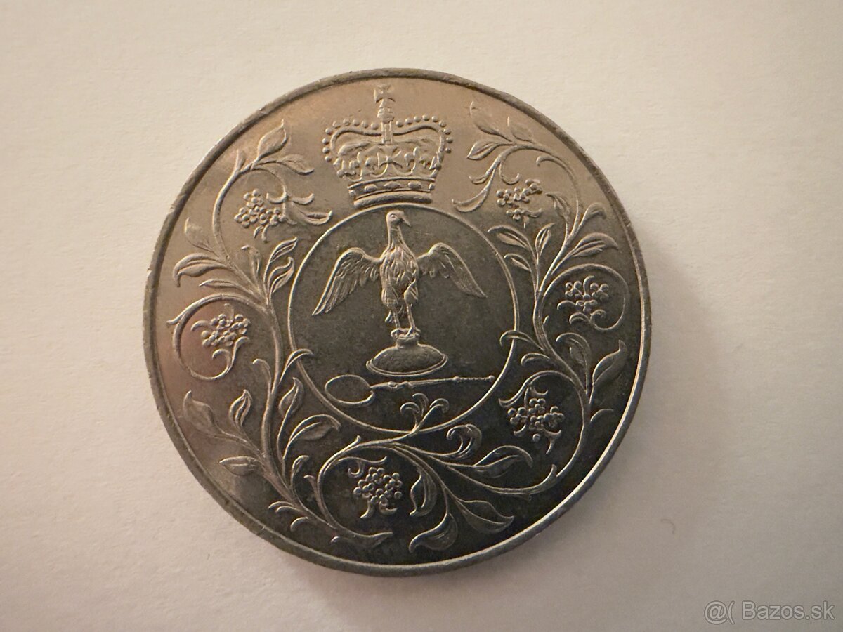 Minca Alžbeta II. 1977 - 25. výročie (Silver Jubilee) - 2