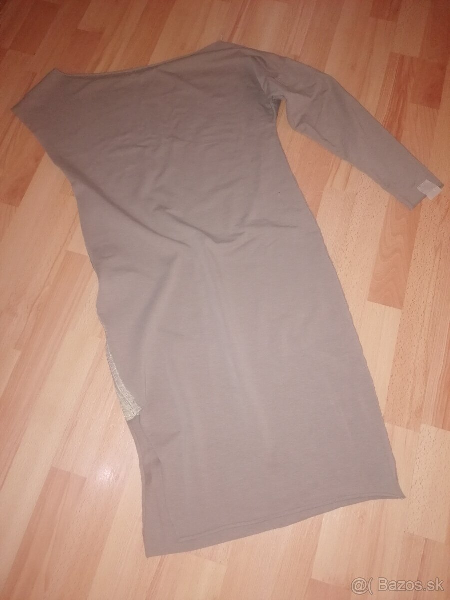 Kura collection šaty nude dress - 2