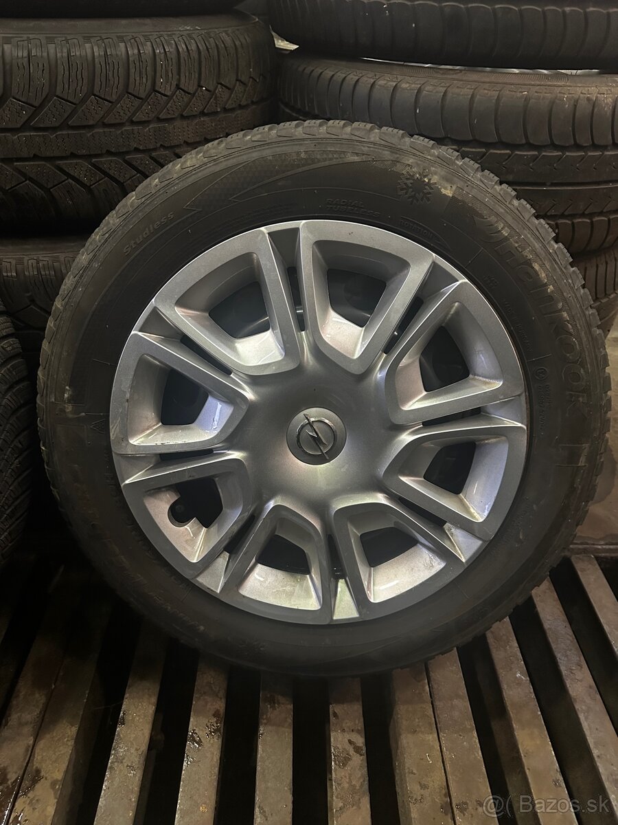 4x108 R16 6,5J ET20 + 195/60 R16 89H Hankook zimné - 2