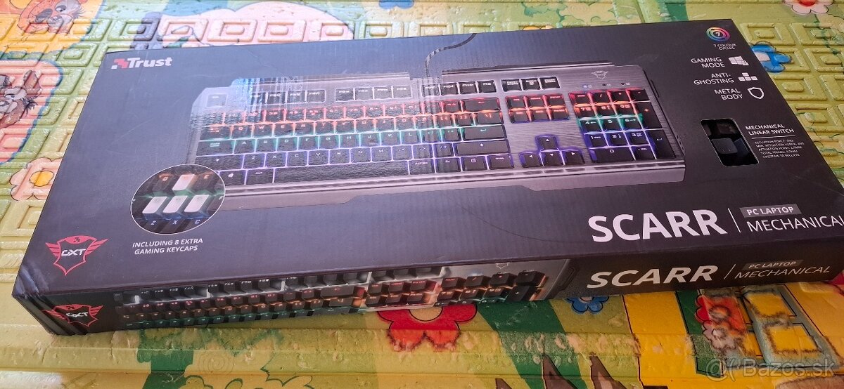 Herná TRUST klávesnica GXT nová - 2