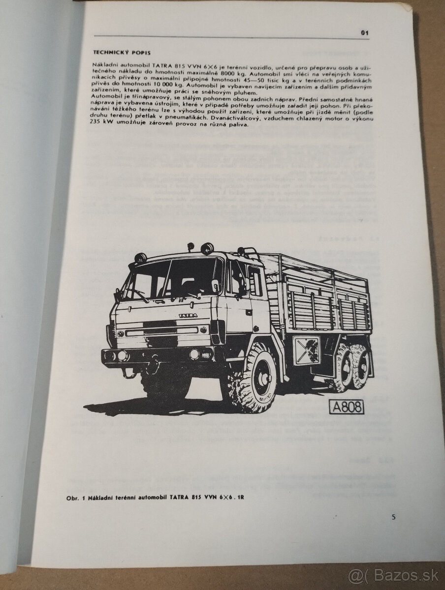 Tatra 815 6x6 VVN,príručka vodiča - 2