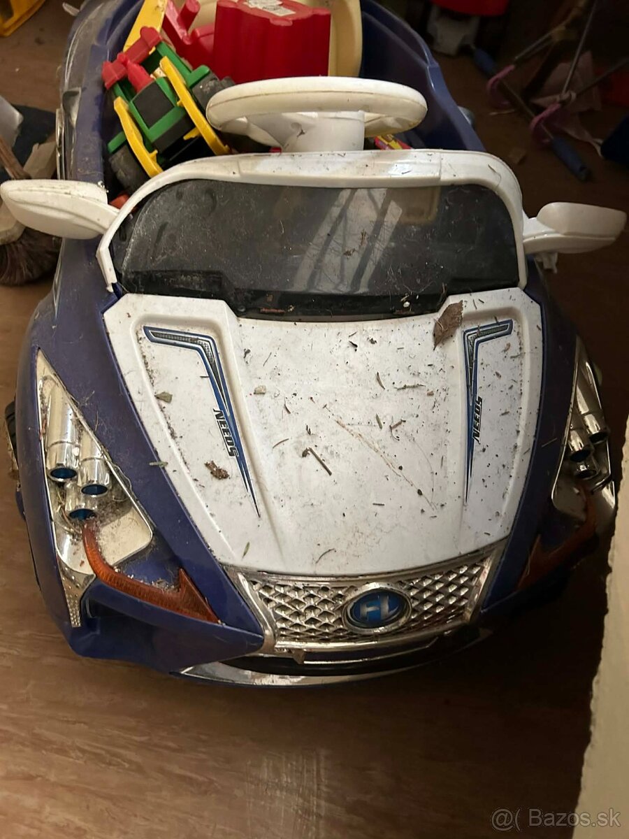 Detské elektrické autíčko + hračky ZDARMA - 2