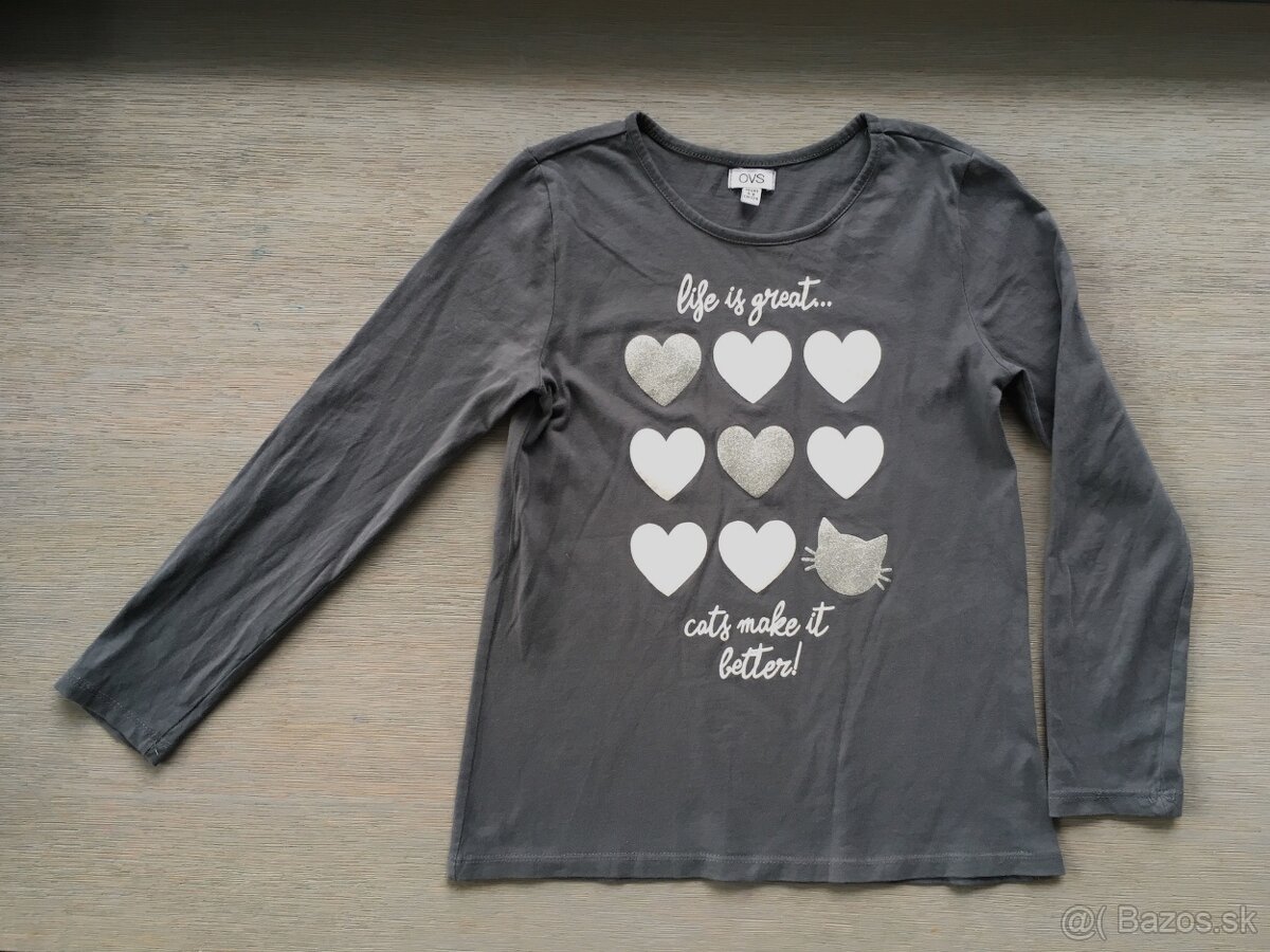 dievčenské oblečenie, velkosť 134 - 2