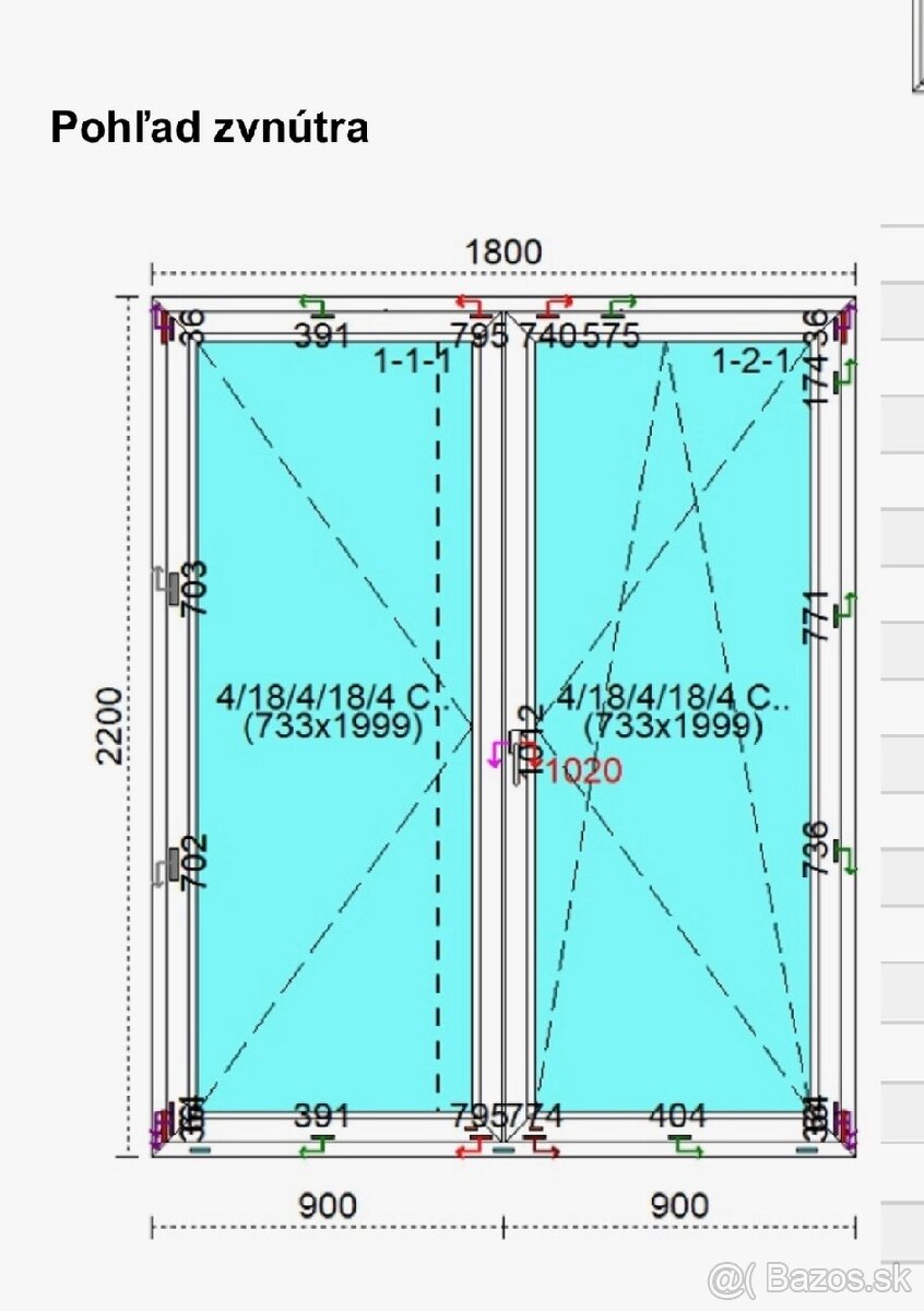 Predám nové dvojdvere - 2