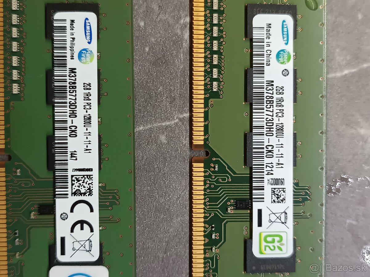 Predám pamäte DDR3 1600MHz 2x2GB - 2