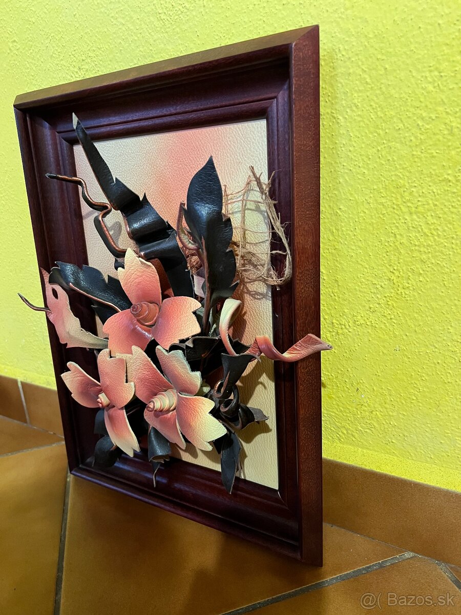 Nástenný obraz 3D kvety flowers - 2