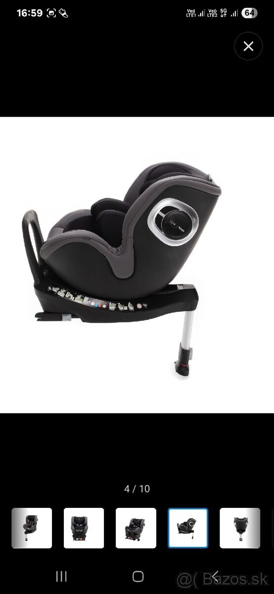 Detska autosedacka ZOPA Voyager 360 Foggy Grey - 2