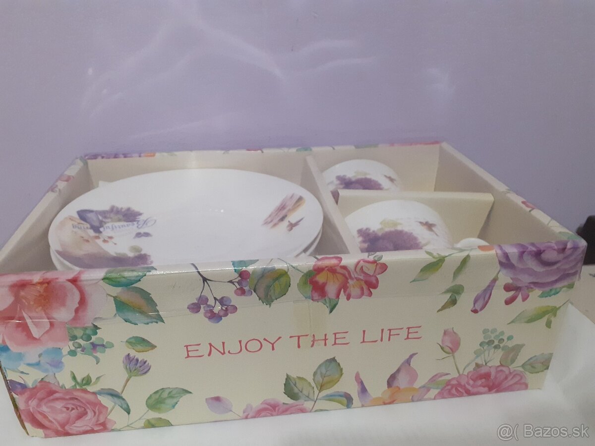 šálky levandula - 2