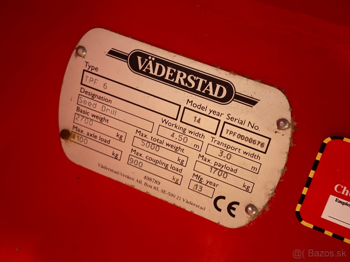 Väderstad Tempo TPF 6 - 2