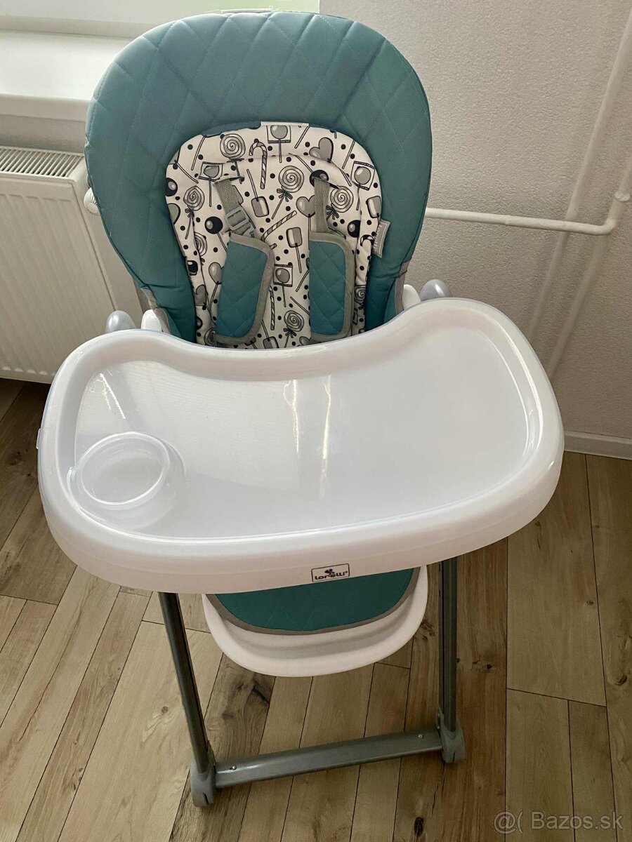 Jedálenská stolička Lorelli PARTY LEATHER COOL BLUE - 2