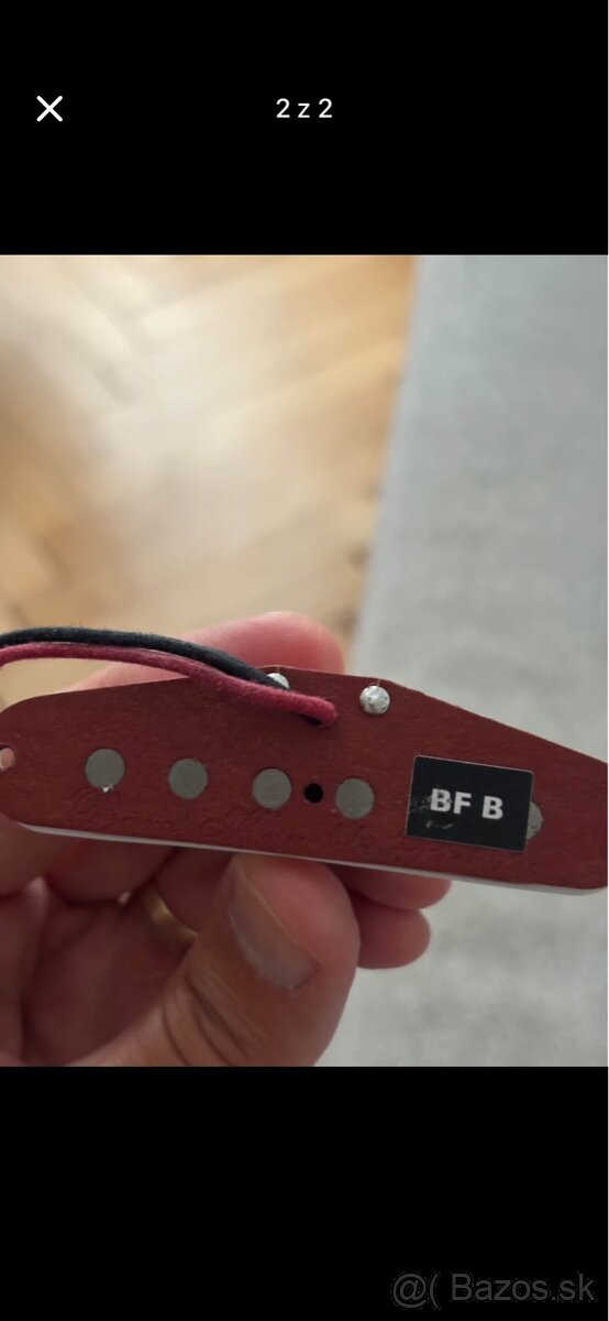 Bare Knuckle Brute Force – single coil bridge (originál, UK) - 2