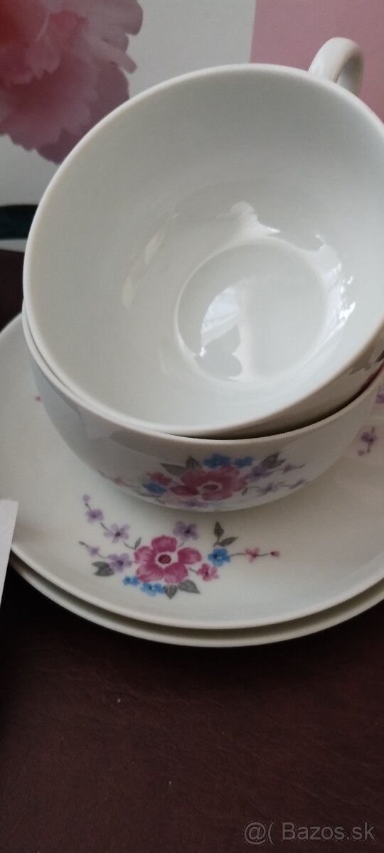 Porcelánové šálky 10+10 - 2