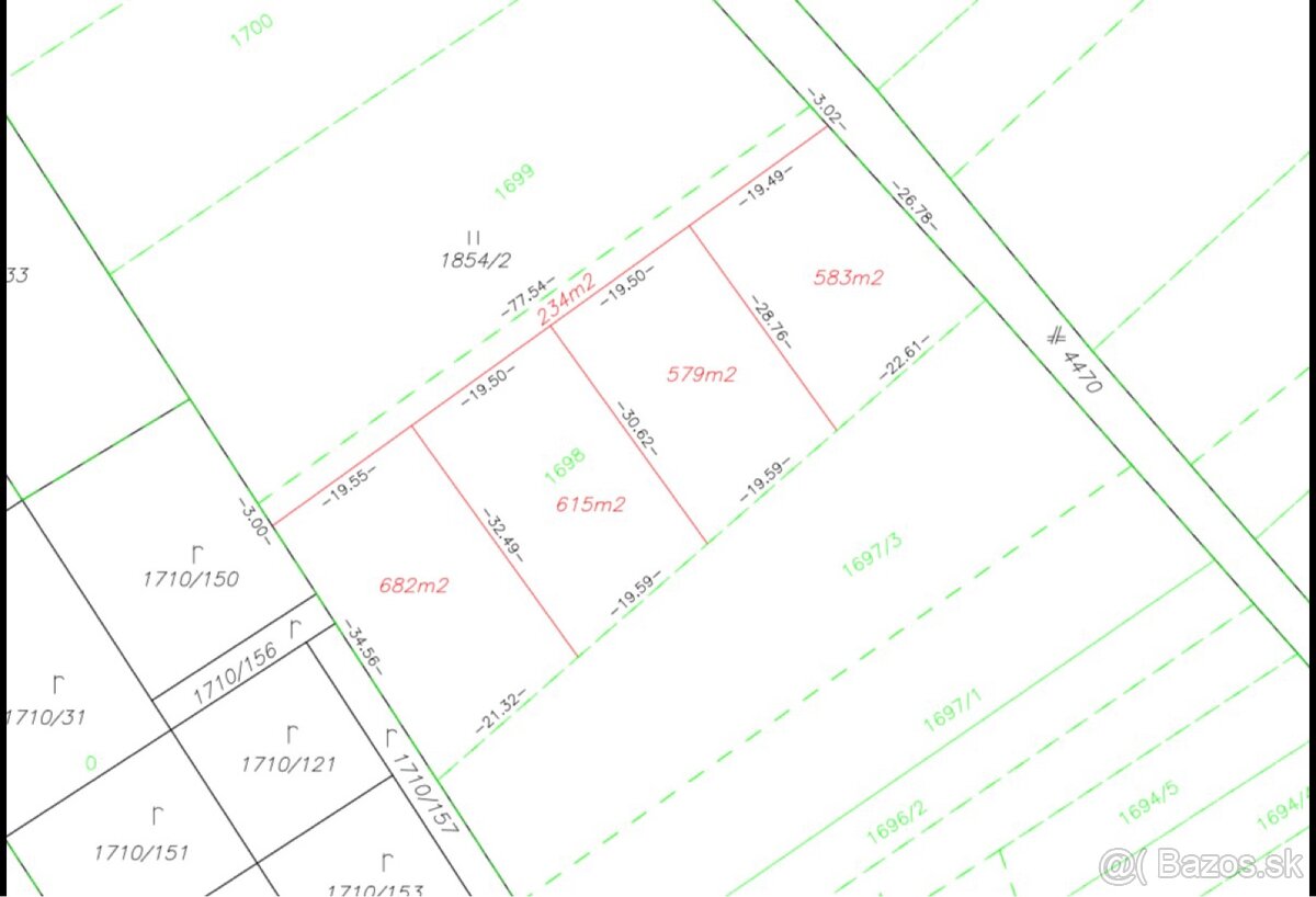 Stavebné pozemky na predaj – Bobrov - 2