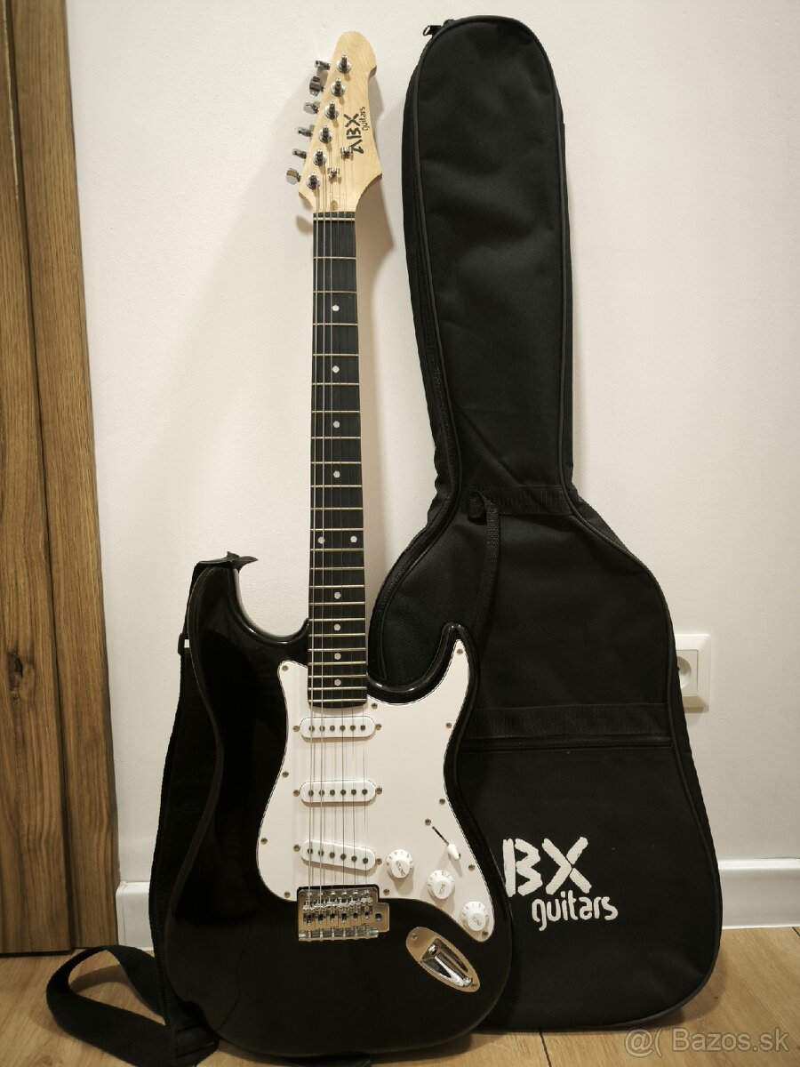 Elektrická gitara ABX + zosilňovač + obal (kompletný set) - 2
