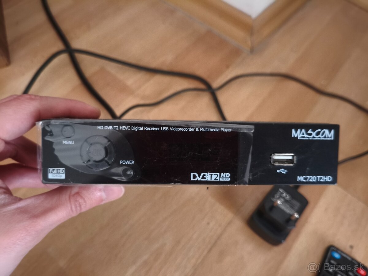 Set-top box Mascom MC720T2 HD čierny - 2