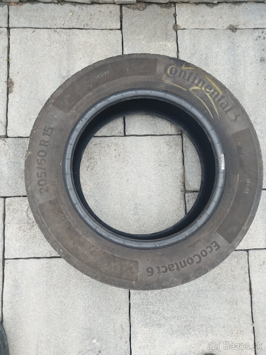 Predám letné pneumatiky Continental Ecocontact 6 - 2