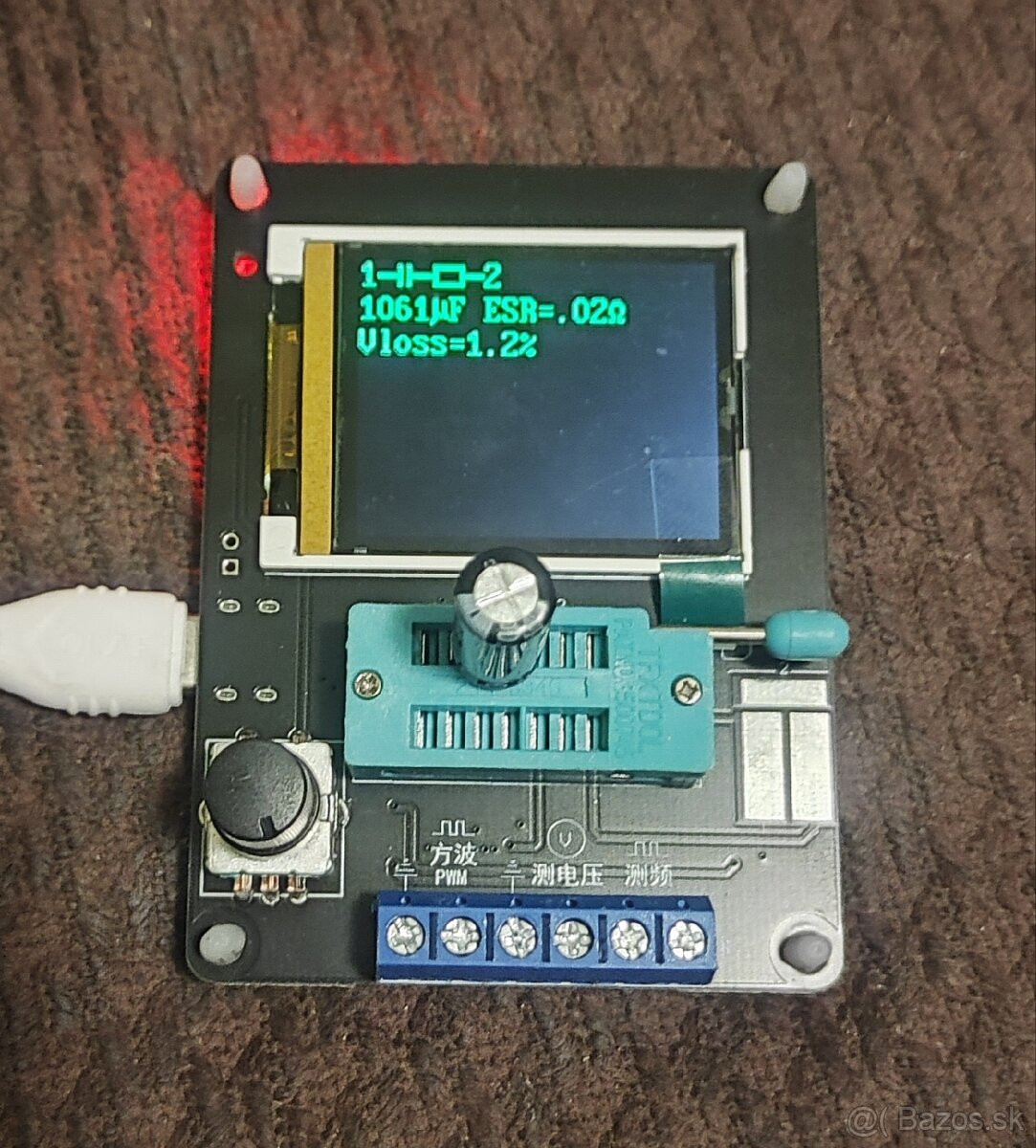 Tester súčiastok - component tester - 2