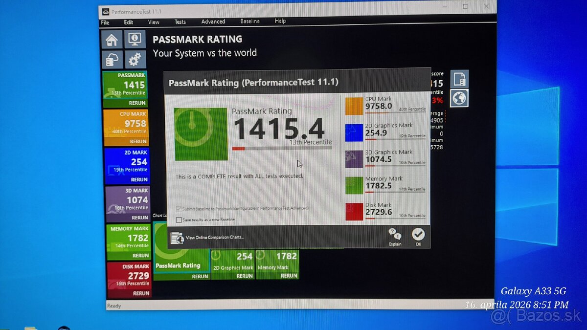 Predám Dell Optiplex 3070, i5 9500 - 2