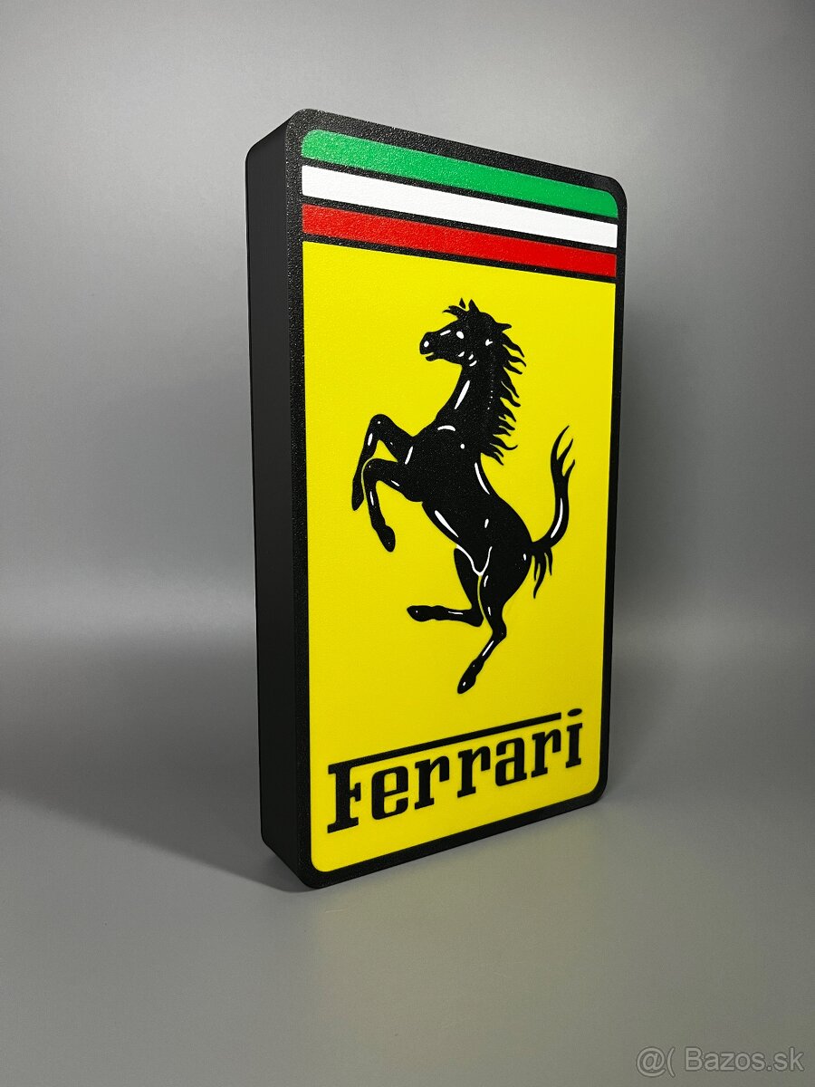 Ferrari LED logo lampa - 2