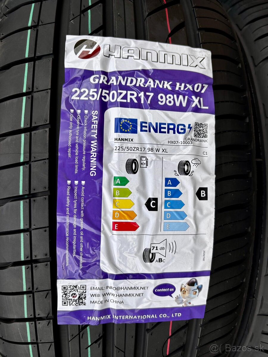 Letné 225/50 R 17 - 2