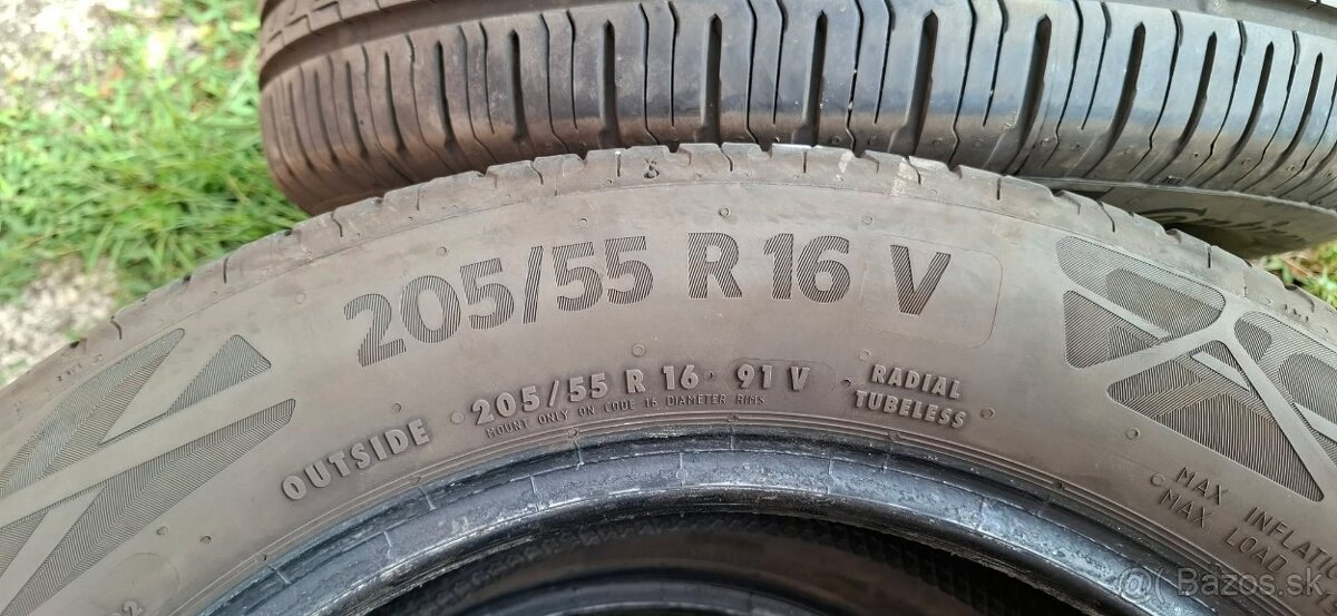Letné pneumatiky 205/55 r16 continental - 2