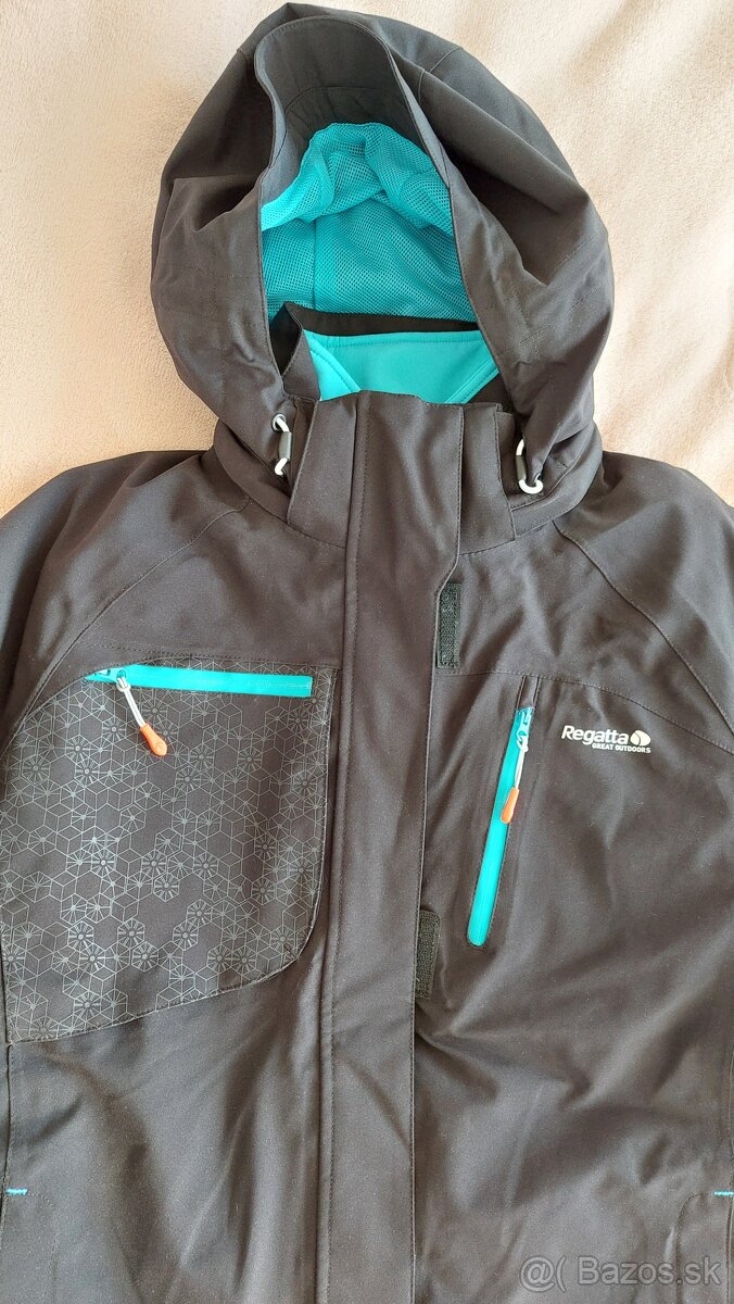 Dámska softshellová vetrovka čierna veľk. 40 / 14 - 2