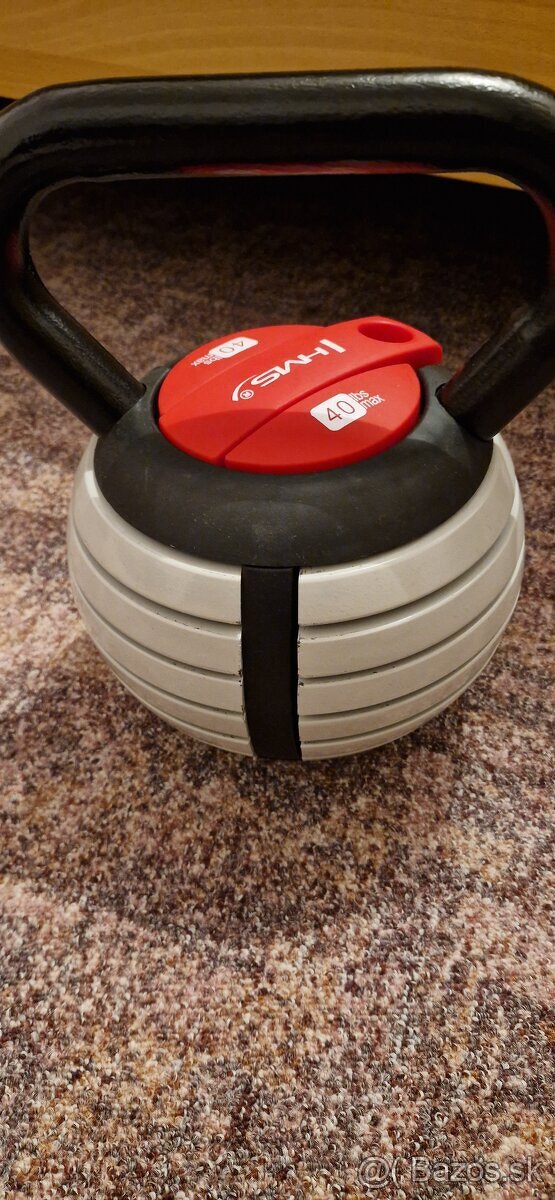 Nastaviteľný kettlebell - 2