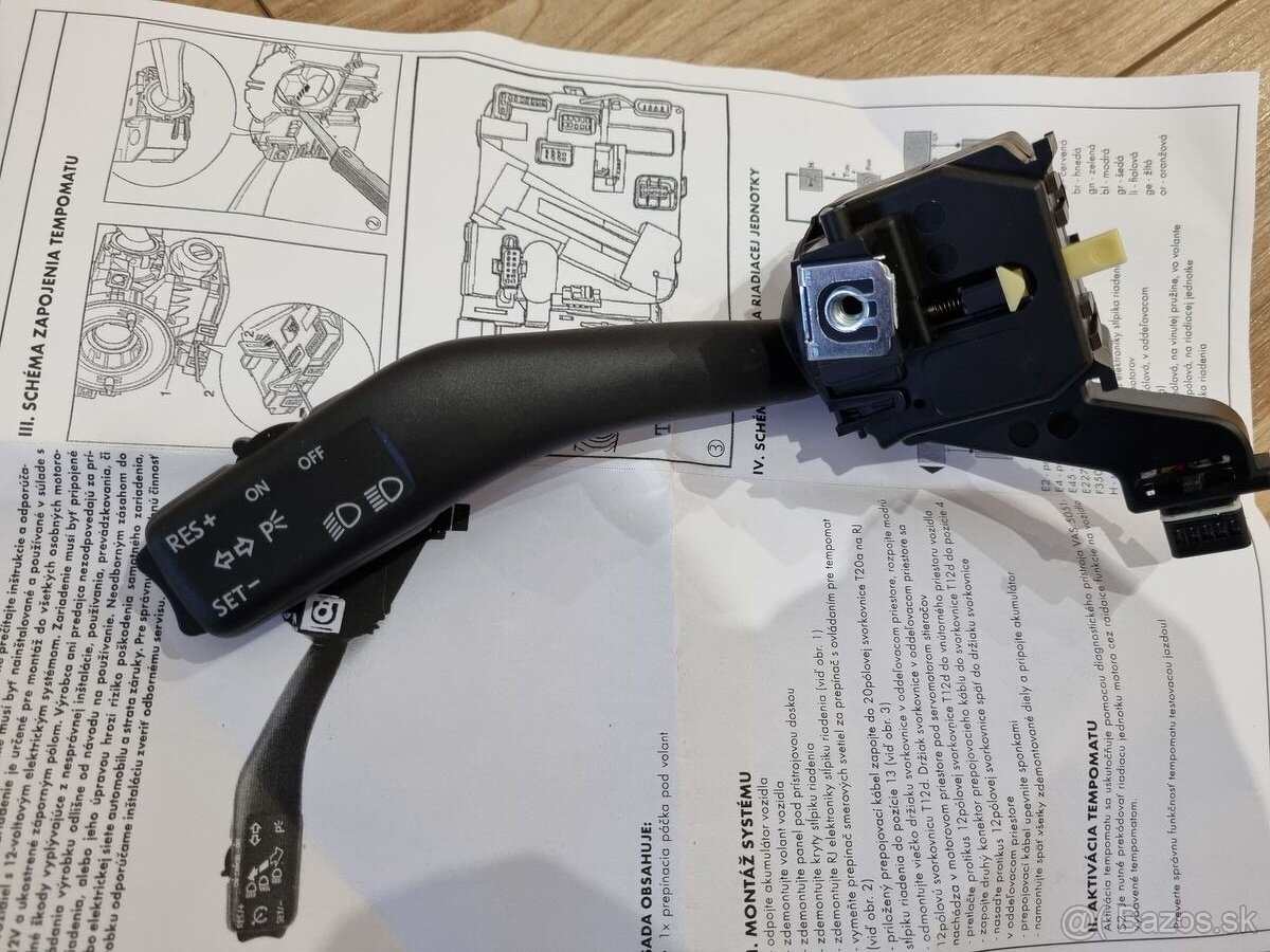 Páčka TEMPOMATu OCTAVIA SUPERB YETI GOLF PASSAT - 2