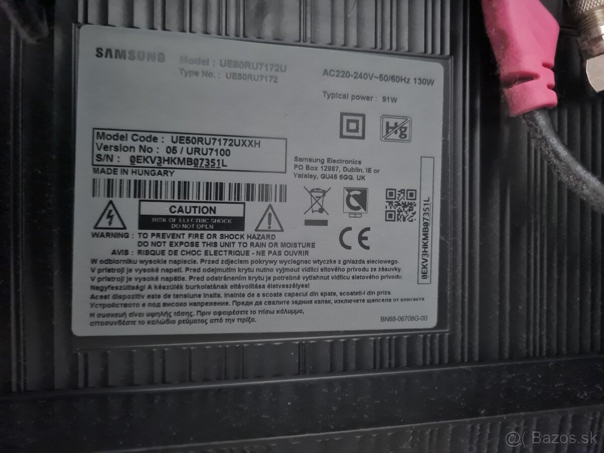 TV - Samsung 50" - 127 cm - 2