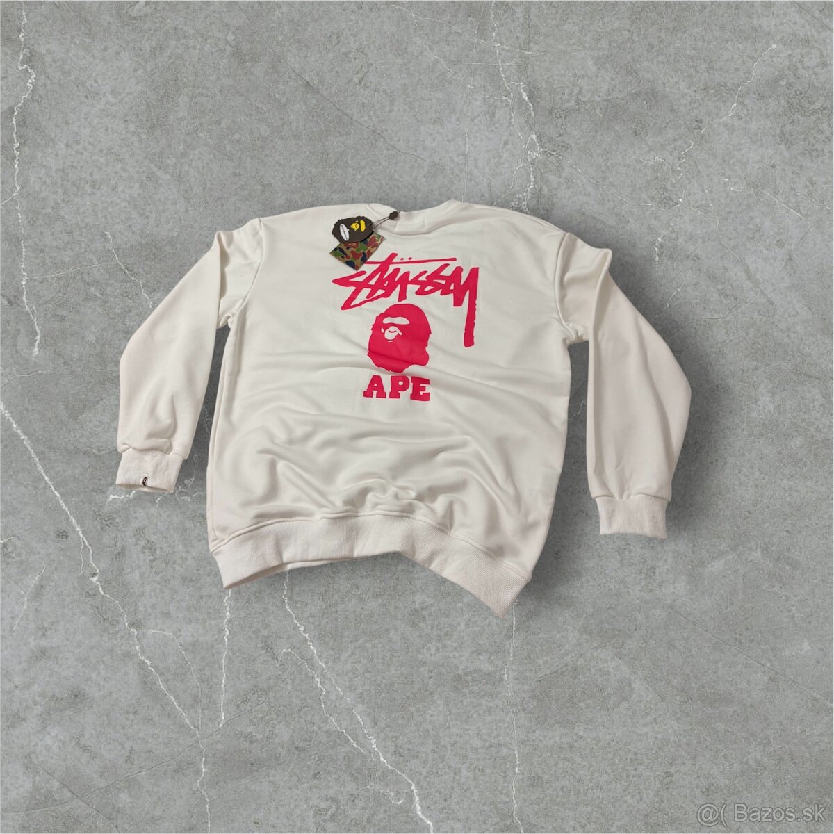 Stüssy x bape mikina - 2