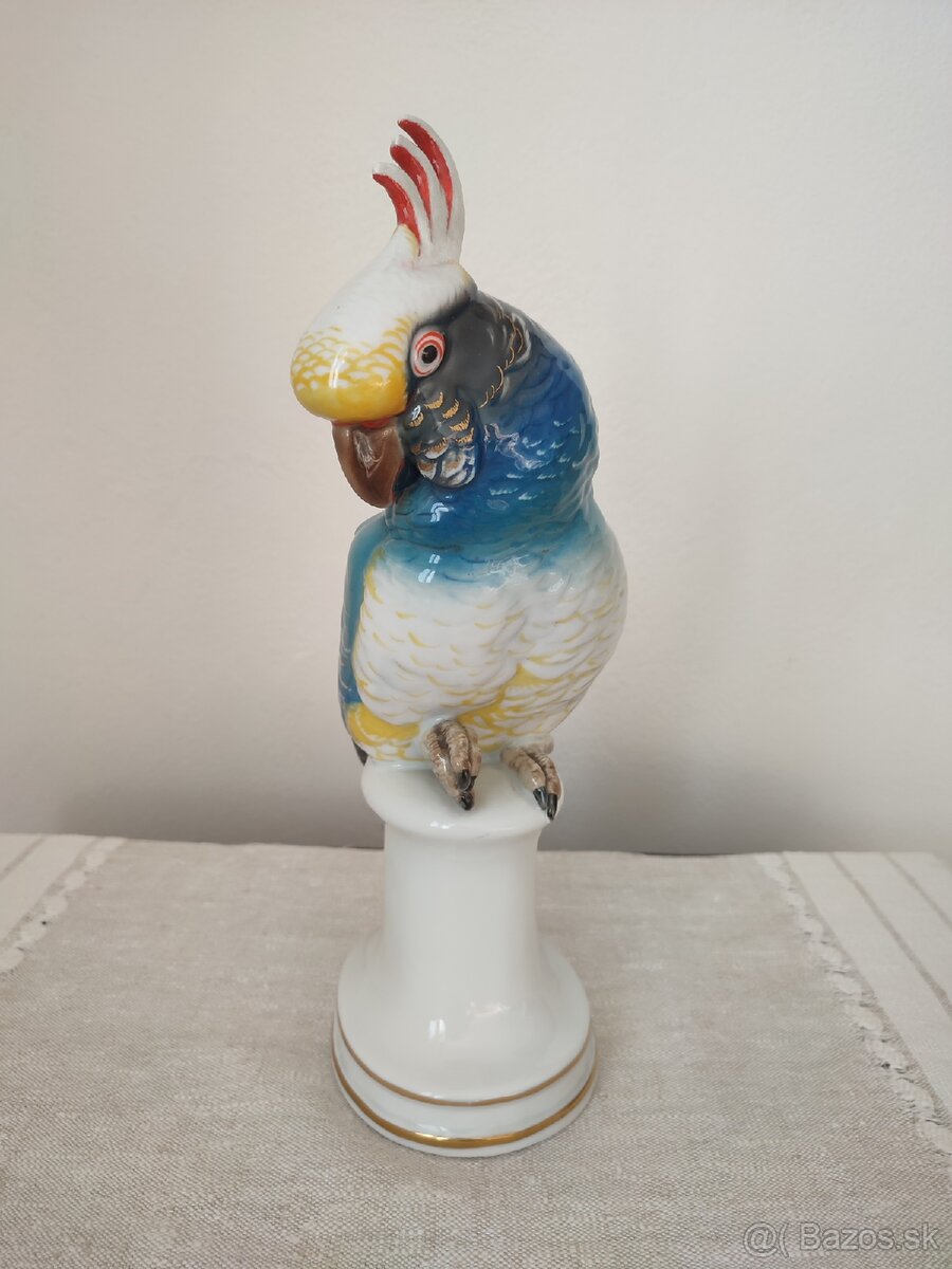 Ens Volkstedt veľký papagáj porcelánová soška 33 cm
- 2