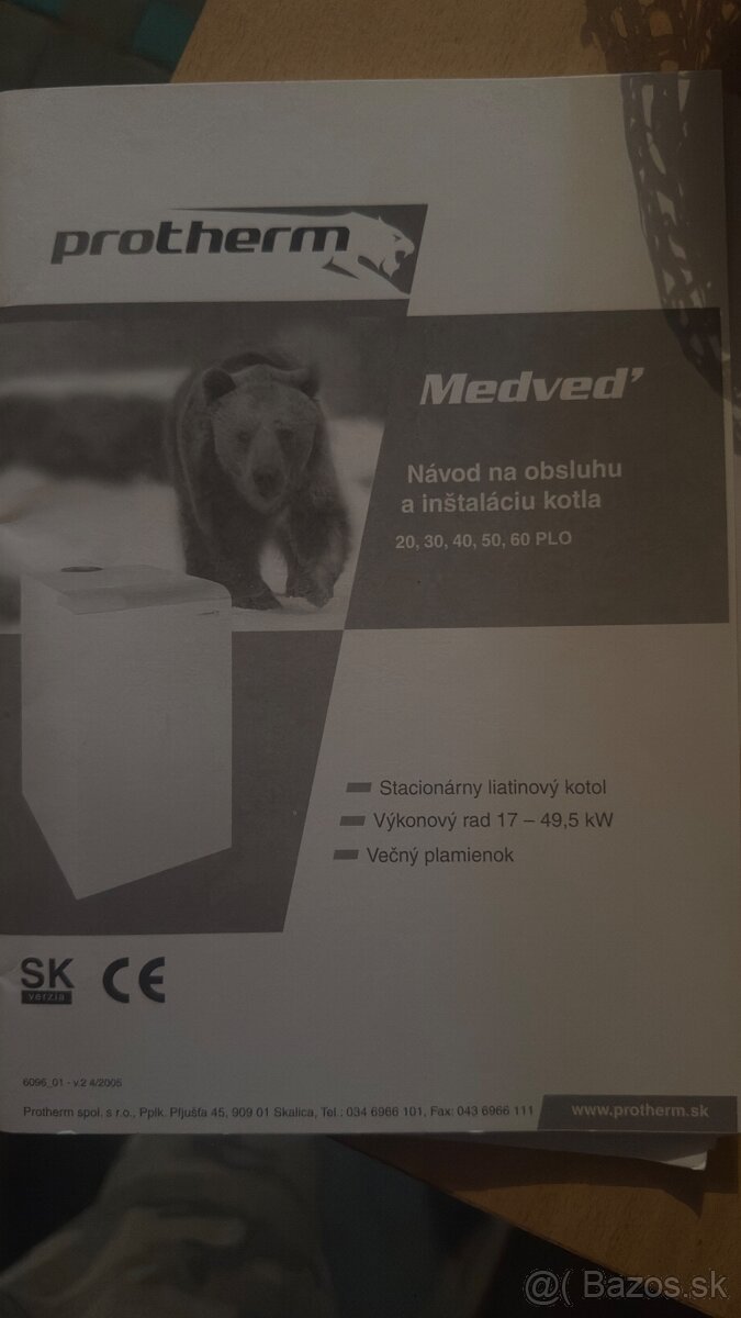 Plynový kotol protherm - 2